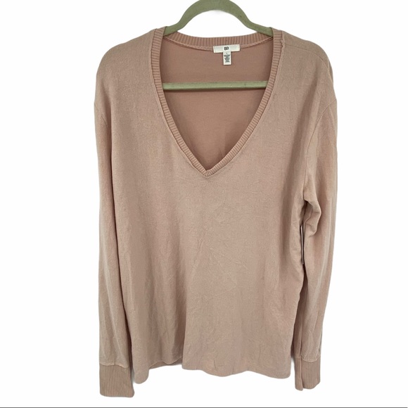 bp Tops - BP | V Neck Top in Pink Smoke NWT | Large